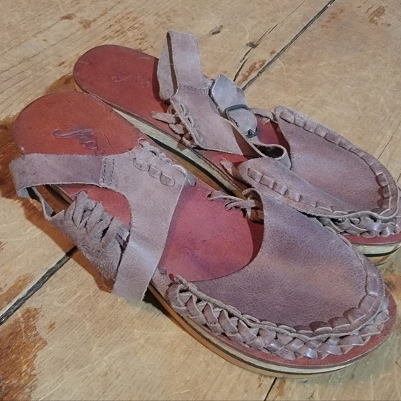 Free People Magnolia Slope Wooden Clogs platform wedge sandals shoes boho Hippie - Picture 14 of 16